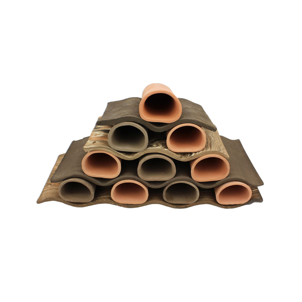 CeramicNature Stacking Plate S braun f�r Welsh�hle | Aquariumdeko