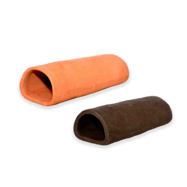 CeramicNature Cave D-Form rot Welshhle | Aquariumdeko