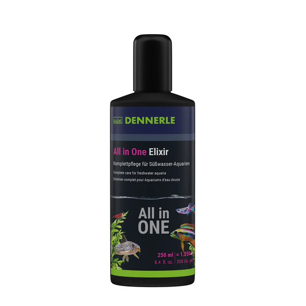 Dennerle All in One Elixir Wasseraufbereiter 250ml (fr max.1.250L Aquarienwasser)