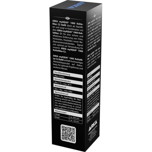 Arka myAqua 1900 Kohlefilter C2 Refill Nachfilter
