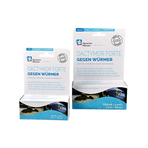 Aquarium Mnster Dactymor Forte gegen Wrmer