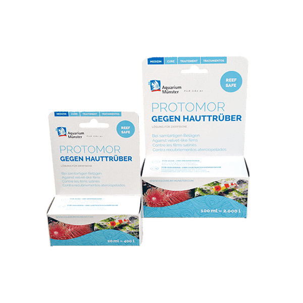 Aquarium Mnster Protomor - Medikament gegen Hauttrber 20ml (ausreichend fr 400L Aquarienwasser)