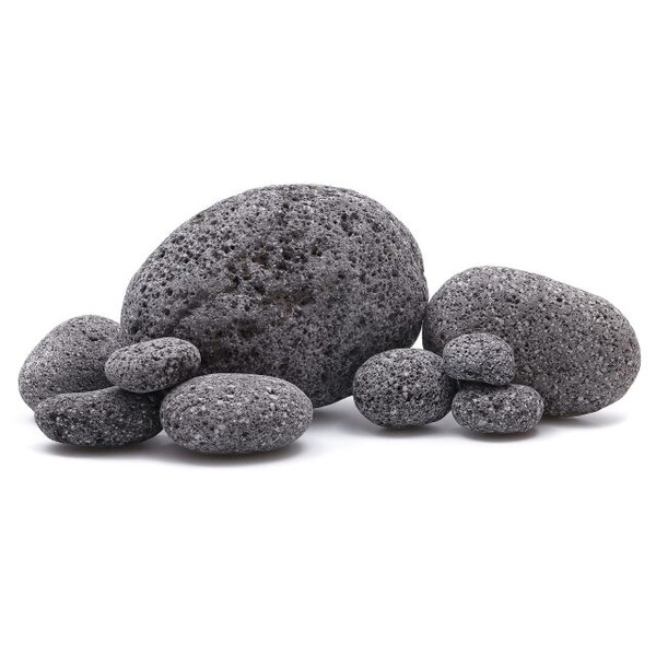 Aquadeco Zen-Pebbles - runde Lavasteine - Preis pro Stück