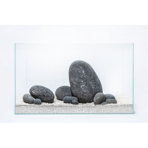 Zen-Pebbles - runde Lavasteine L (1 Stk)