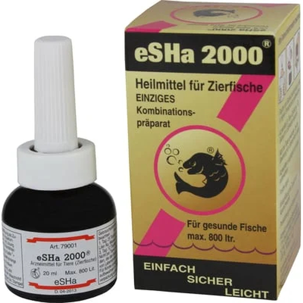 eSHa 2000 Kombinationspr�parat | Breitbandheilmittel gegen verschiedene Fischkrankheiten 20ml