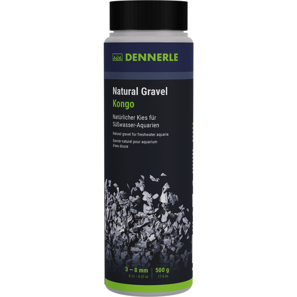 Dennerle Natural Gravel Kongo - Aquarium Kies 3-8mm 500g