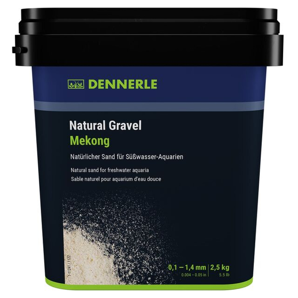 Dennerle Natural Gravel Mekong 0,1-1,4mm Aquarienkies 2,5kg