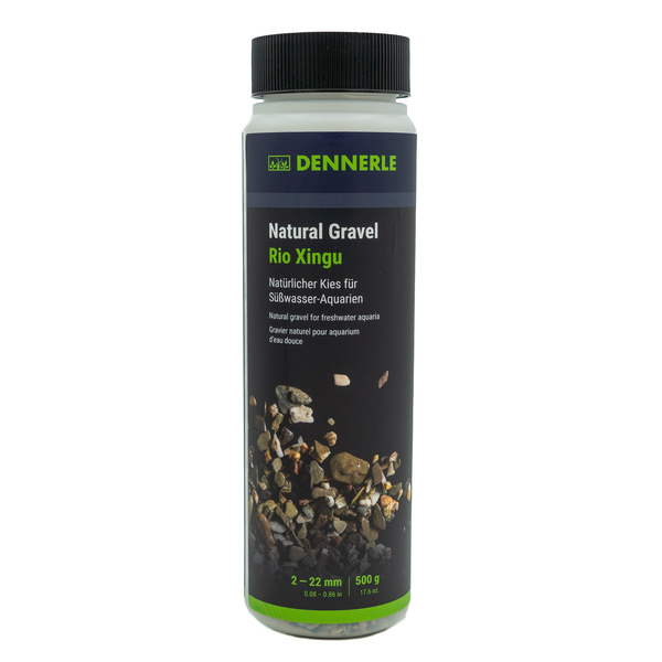 Dennerle Natural Gravel Rio Xingu Aquarienkies 2-22mm 500g