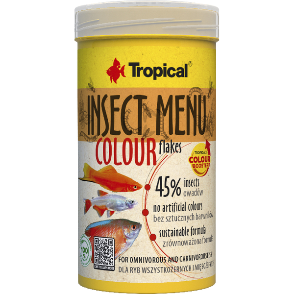 Tropical Insect Menu Colour Flakes