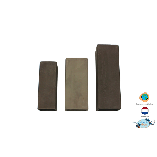 CeramicNature Cave Rectangle ML braun | Aquariumdeko