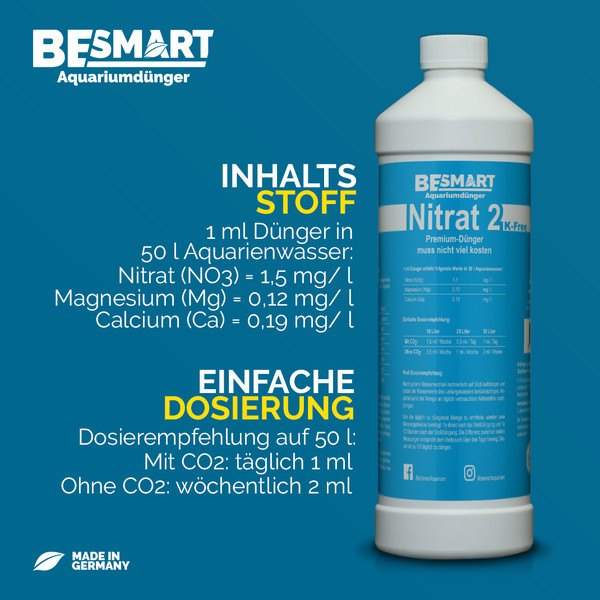 beSmart Nitrat-Dünger 2 kaliumfreier Nitratdünger