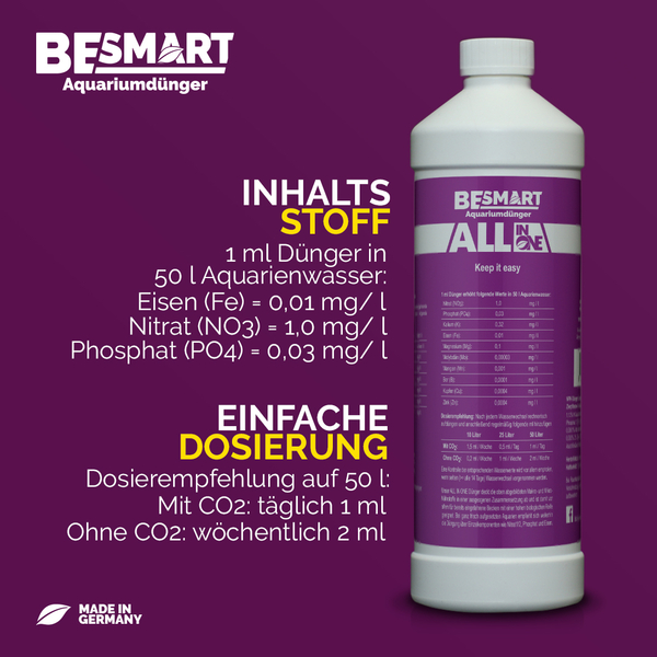 beSmart All in One Komplettdnger N P K Fe 1000ml