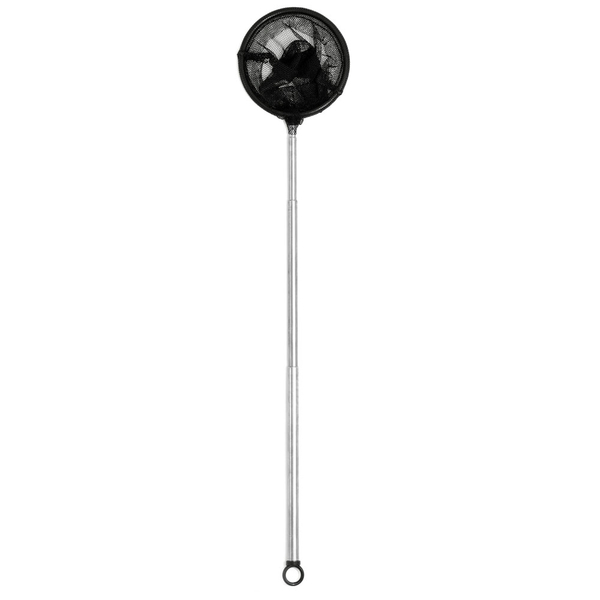 AquaGear Teleskop Shrimp-Net | Garnelen Fangnetz Schwarz 20-50cm