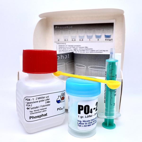 Wasserpantscher Phosphat PO4 3- Wassertest