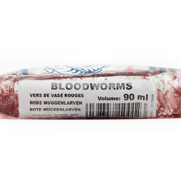 Rote Mckenlarven 90 ml - Chironomus aprilinus (Lebendfutter)