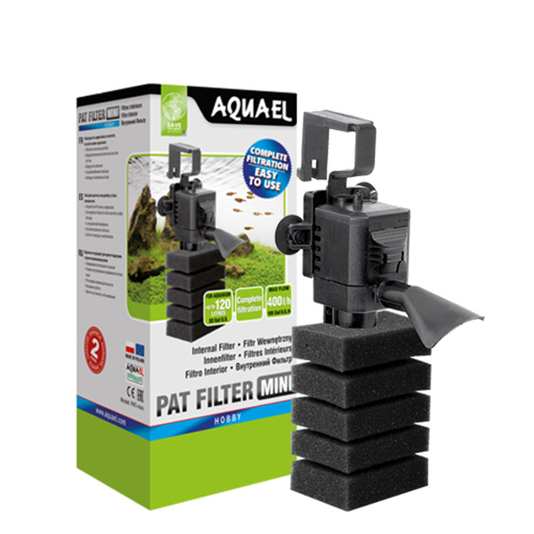 Aquael Pat Filter Mini Baby für max 120 L, 400 L/H