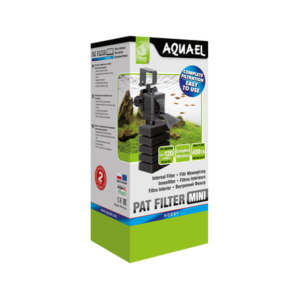Aquael Filter Pat Mini Baby fr max 120 L, 400 L/H