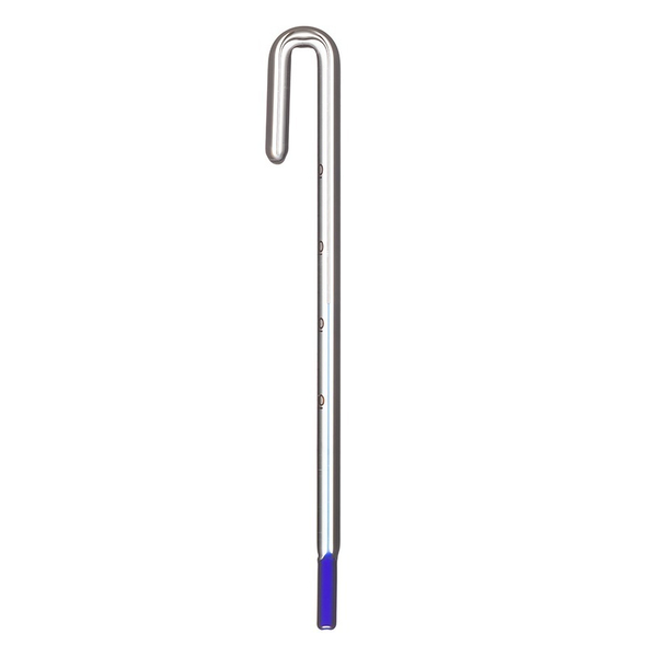 Blau Hang On Glass Thermometer 6 mm