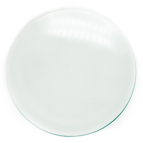 Flache Futterschale aus Glas 90mm