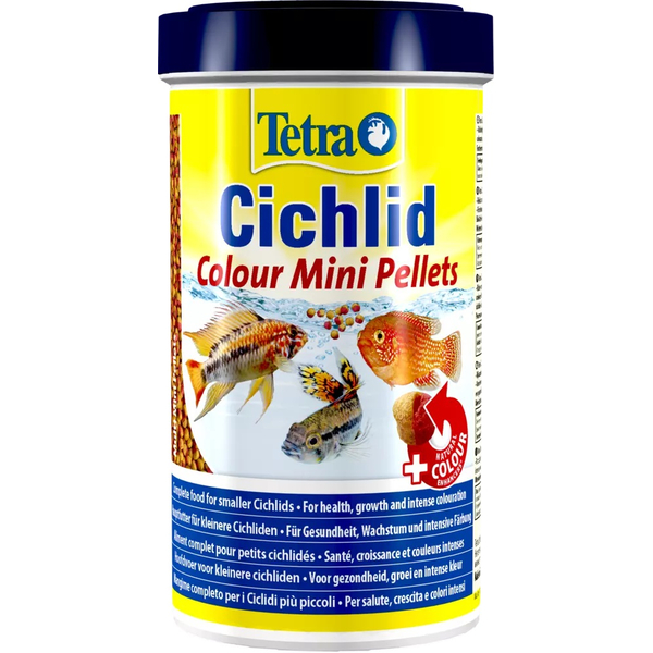 Tetra Cichlid Colour Mini Pellets 500ml / 170g