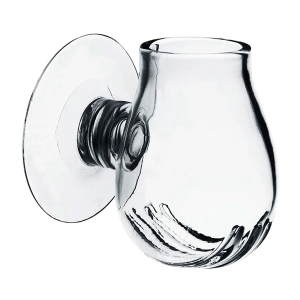 Futterschale aus Glas mit Saugnapf | Feeding Glass