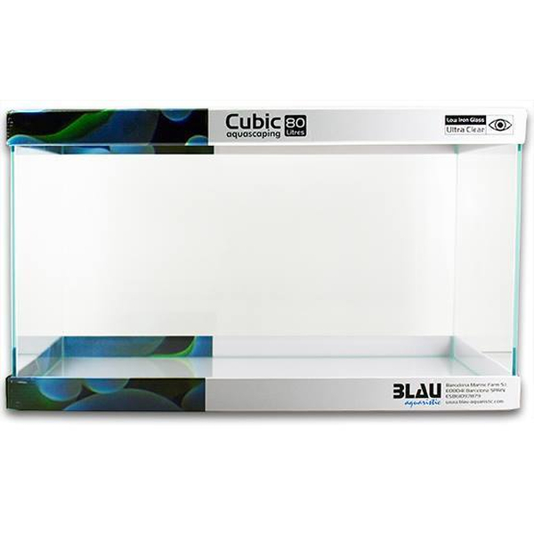 Blau Cubic Weißglas-Aquascaping-Aquarium