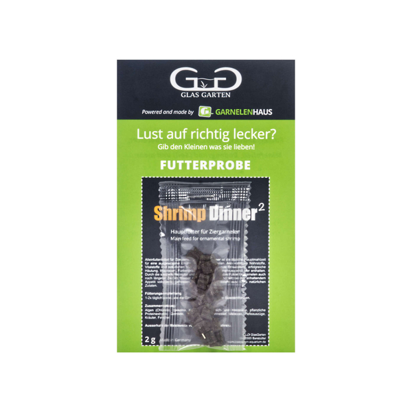 GlasGarten Shrimp Dinner 2, kostenlose Probe