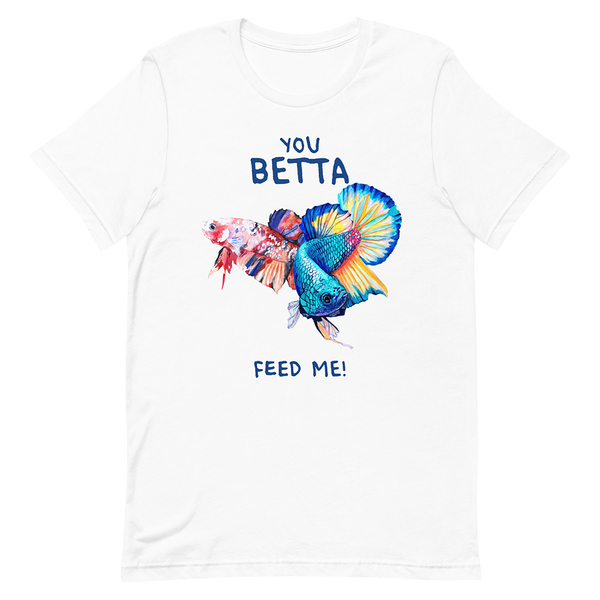 AquaGear Kampffisch-Shirt Betta feed me