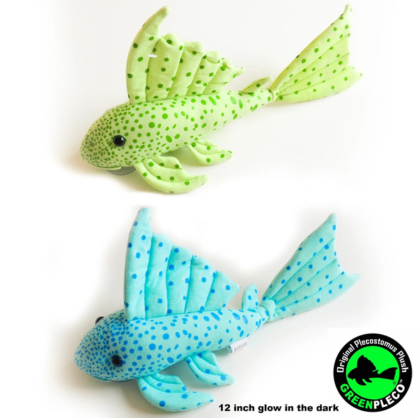 GreenPleco Glowing Wels zweier SET - Plschtier