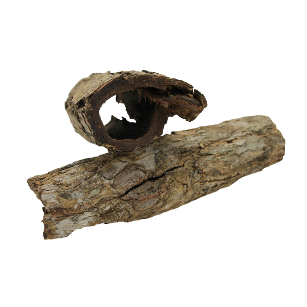CeramicNature Catappa bark tube 15-20cm