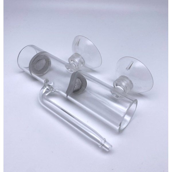 Inkubator - Egg Tumbler f. Garnelen u. Zierfische aus Glas 9x2x2 cm
