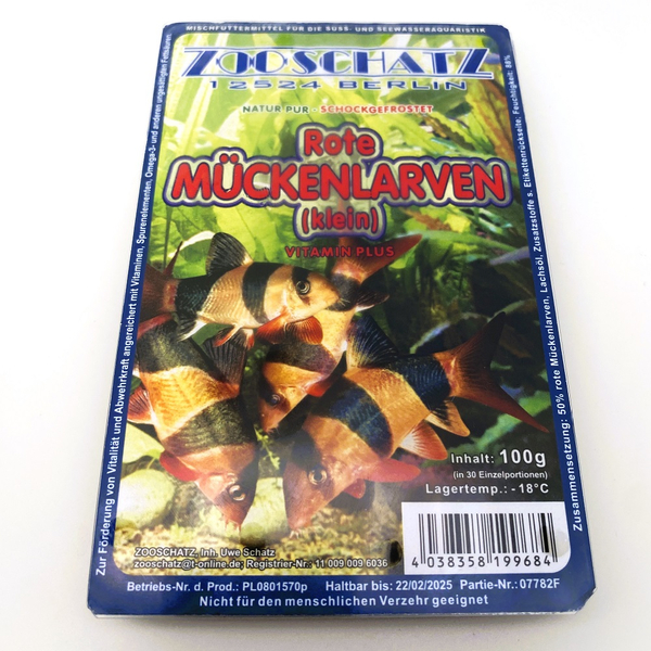 Rote M�ckenlarven (Frostfutter)