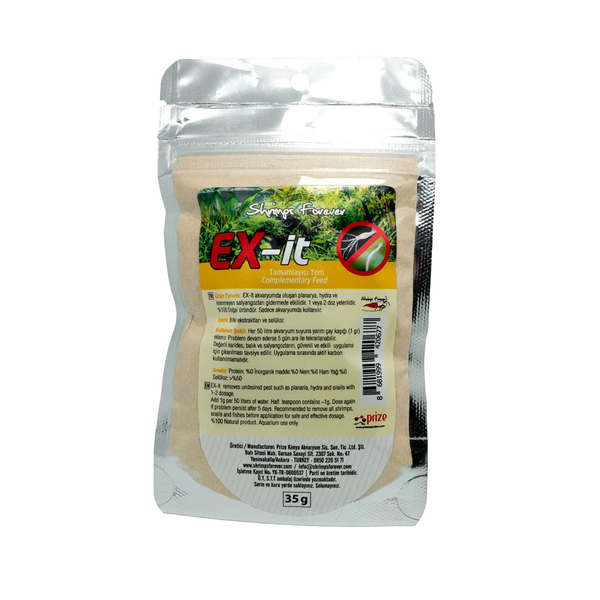 Shrimps Forever Ex-it 35g gegen Planarien und Swasserpolypen (Hydras)