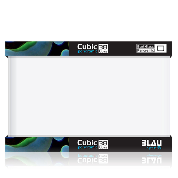 BLAU Panoramic Aquarium 80 L (62x36x36cm)