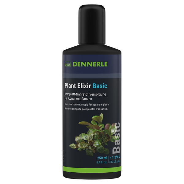 Dennerle Plant Elixir Basic - Komplett-Nährstoffversorgung für Aquarienpflanzen