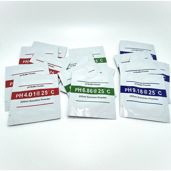 pH-Pufferlsung fr Kalibrierung 15-er Set |  5x pH 4.01 + 5x pH 6.86 + 5x 9.18