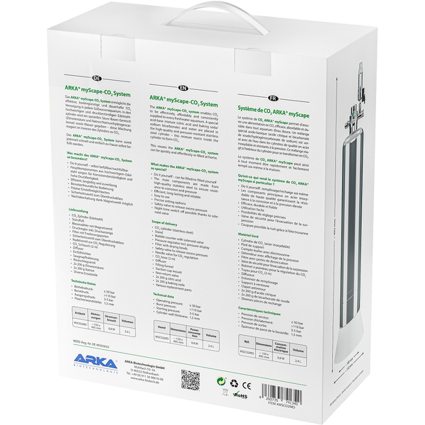 Arka myScape CO2 System Set - selbst befllbar