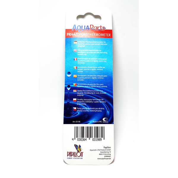Papillon AquaPart Przisionsthermometer fr Aquarien